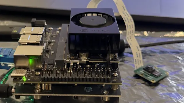 Jetson and Raspberry Pi Camera on the bench
