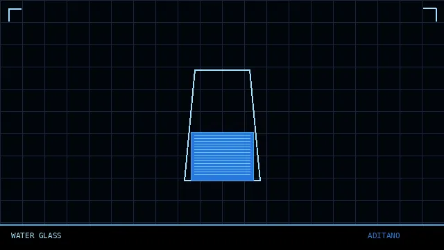 Water Glass simulator graphic